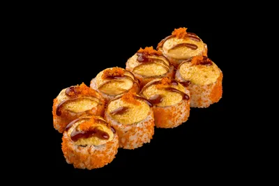 Запеченный с лососем и авокадо